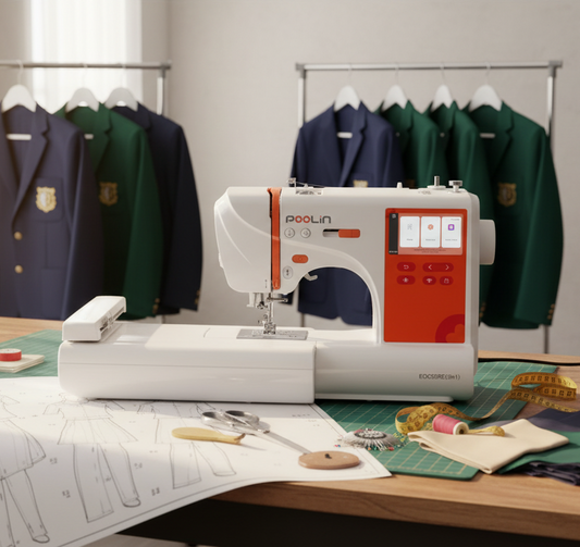 POOLIN EOC03RE(2in1) Sewing & Embroidery Machine